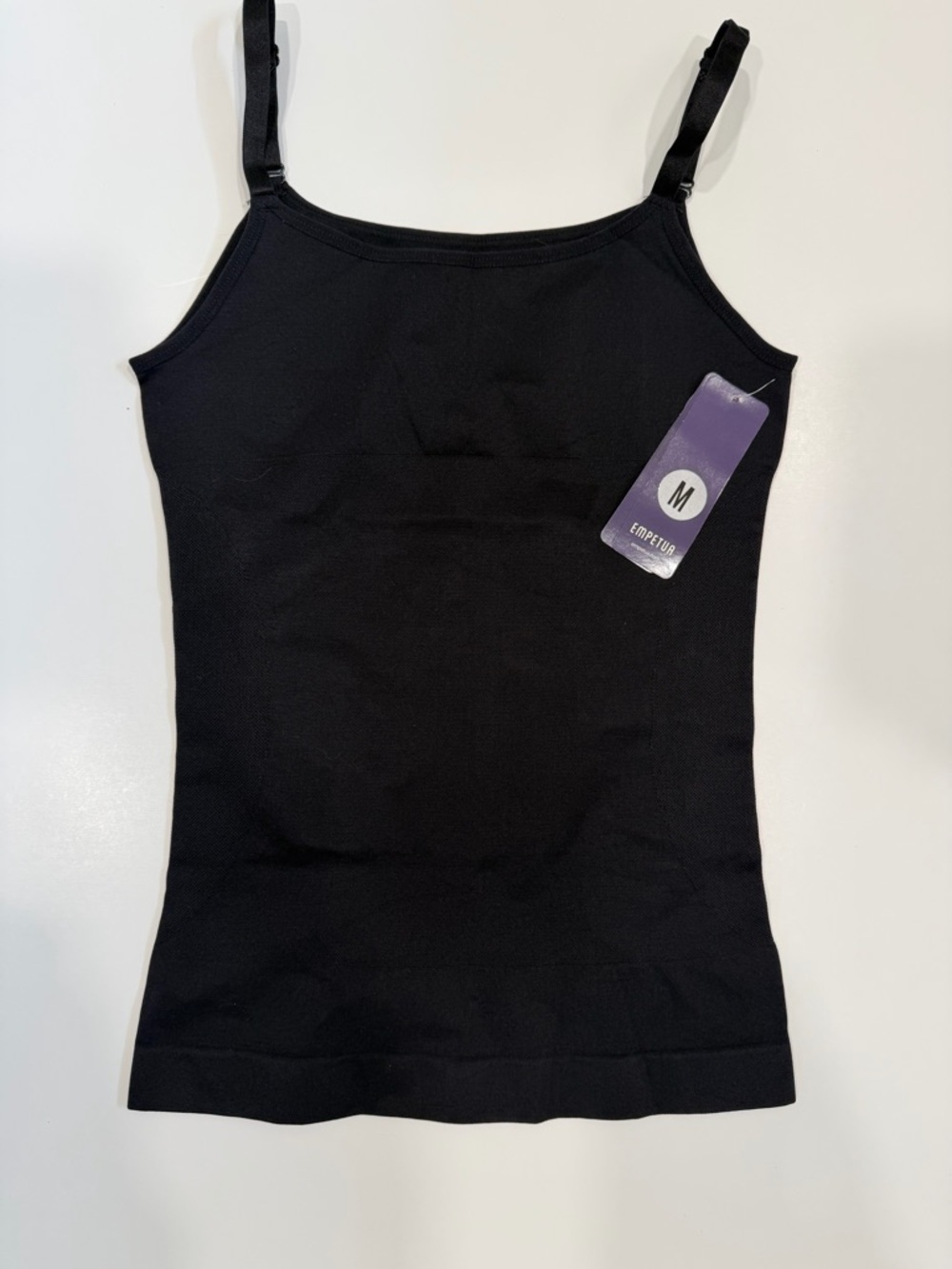 Set of 2! 1 black/1 white. Shapermint Black Seamless Cami Tank